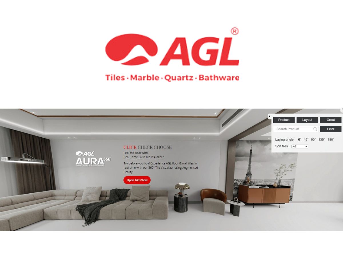 AGL Aura 360 Tile Visualizer Launched By AGL Tiles A