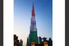 Celebrating PM Modi's visit, Burj Khalifa lit up with Indian Tricolour