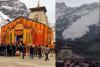 Avalanche hits Gandhi Sarovar on slopes near Kedarnath Temple