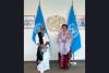 UN Deputy Secretary-General Amina Mohammed Meets Morari Bapu