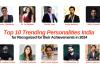 Top 10 Trending Personalities in India Recognized for Their Achievements in 2024