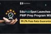 EduHubSpot Launches PMP Prep Program With 99.2 Percent Pass Rate Guarantee