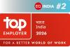 EQ India recognised as the No. 2 Top Employer for 2026 in India