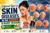 Different types of skin diseases in the Summer and Rainy Season