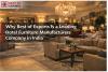 Why Best of Exports Is a Leading Hotel Furniture Manufacturers Company in India