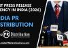 India PR Distribution – Best Press Release Agency in India (2026)