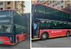 Surat: Double Decker Electric Bus Trial Run on Surat Streets Amid Election Atmosphere