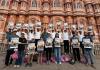 Plog Run at Hawa Mahal — GreenFit Foundation &amp; Aravalli Foundation Spread Message of Cleanliness