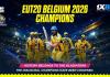 1xBet Sponsored Team “Ghent Gladiators” Win the inaugural EUT20 in Belgium
