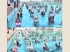 Rajkot Women Celebrate International Yoga Day with Refreshing Water Yoga Sessions