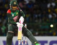 Wicketkeeper-batter Mushfiqur Rahim slams the fastest century by a Bangladesh batter in ODIs