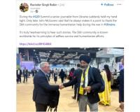Ukraine War: Sikh community recognized for exemplary humanitarian efforts