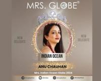 Anu Chauhan goes to Mrs Globe Pageant: Marvelous Mrs India Participant Takes on International Stage