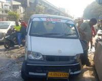 Surat : Sticky Situation; Sweet Ride Crashes on Ring Road