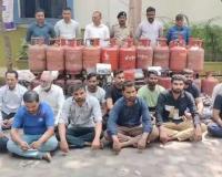 Gas Racket Busted in Surat: Police Seize Equipment, Arrest 13