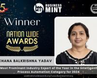 Archana Balkrishna Yadav Receives Business Mint Nationwide Award for Intelligent Automation and STEM -2024, India in The Robotic Process Automation Category