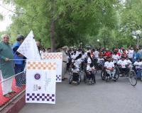 Gujarat CM Flags Off 'Messengers on Cycle' Rally in Ahmedabad