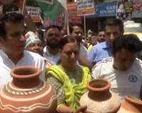 Cong Party's 'Matka Phod' Protest to Address Delhi's Water Crisis
