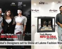 Janvi Malkan and Yash Meena selected to represent NIFD Global at Lakme Fashion Week x FDCI