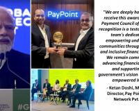 Pay Point India Network Pvt. Ltd. Recognized as Best Business Correspondent at Global Fintech Fest