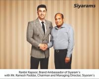 Siyaram’s Announces Superstar Ranbir Kapoor as its New Brand Ambassador