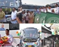 Surat: 10 New Volvo Buses Launched by Gujarat State Transport Corporation