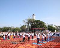 International Yoga Day 2024 in Puducherry – Padma Jaiswal IAS