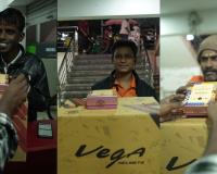 Helmet Distribution Campaign for Delivery Partners by Vega X AOB X Possibilitea