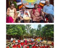 Abhijeeth Bhattacharjee and Pt. Prodyut Mukherjee Visited Autism Ashram in Hyderabad