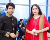 Royal Family of Hyderabad Kin Sahebzadi Maheen Rahman design Khada Dupatta for Times Fashion week