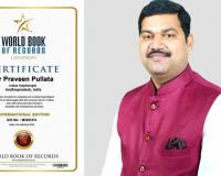 Dr. Praveen Pullata enters the World Book of Records