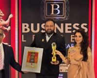 Shri Nitin Tiwari Chairman of Aarav Global Group Wins Business Leader of the Year at World HRD Congress