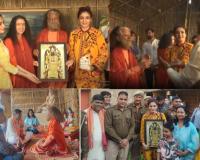 Dhyanguru Raghunath Guruji Takes a Holy Dip at Triveni Sangam, Praises Kumbh Mela Arrangements