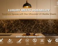Elevate Interiors with Star Ultraviolet UV Marble Sheets