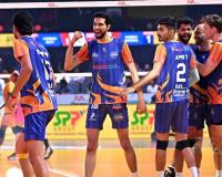 PVL 2025 Season 4 (Match 32): Mumbai Meteors qualify for Semi-Finals with win over Chennai Blitz