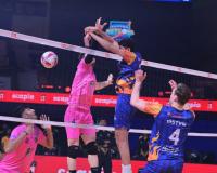 PVL 2025 Season 4 (Match 32): Mumbai Meteors charge into Semi-Finals with thrilling 3–1 victory over Chennai Blitz