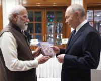 Prime Minister Modi Presents Russian Edition of the Gita to President Putin