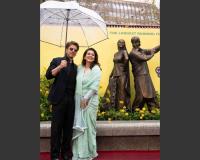 Shah Rukh Khan and Kajol Unveil Bronze ‘Raj–Simran’ Statue at London’s Leicester Square