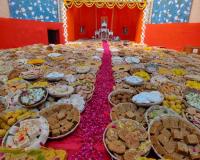 Surat : Devotees flock to Shri Govardhannathji Haveli for Chappan Bhog darshan