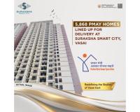 5868 PMAY units lined up for delivery at Suraksha Smart City, Vasai