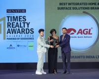 Asian Granito India Limited Honoured as Best Integrated Home and Surface Solutions Brand at Times Realty Awards Gujarat 2026