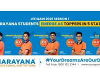Narayana Students Excel in JEE Main 2026 with 3 100 percentile Scores and 5 State Toppers