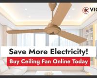 Power Saving with Victura Airmotion! Buy Ceiling Fan Online