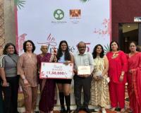 Vasai Girl Wins National Fashion Title with Collection Refreshing Heritage Textiles