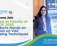 Dr. Leena Jain Invited as Faculty at WIROC 2025, Conducts Hands-on Session on VAC Dressing Techniques