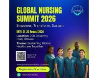 Global Nursing Summit 2026 in Canada: Empowering Nurses to Shape the Future of Healthcare
