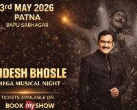 Sudesh Bhosle’s Mega Musical Night in Patna on May 3, More than 5000 audience members to enjoy a melodious evening of music