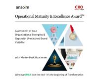 Manufacturing Award Reimagined: Why the ansoim–CXO Lanes Operational Maturity and Excellence Award TM Is Setting a New Benchmark