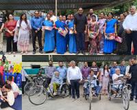 Surat: Celebrating Birthday Through Service, Jignesh Patil Distributed Aid Materials to Patients and the Disabled