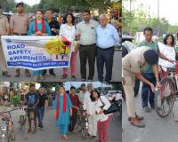 Surat: Chamber Launches Road Safety Campaign, Retro Reflectors Installed on Over 1200 Workers' Bicycles